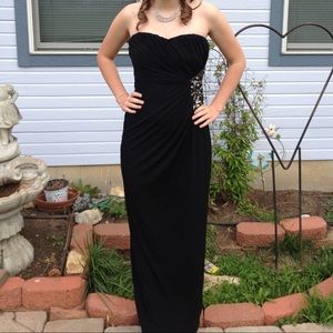 Black formal dress